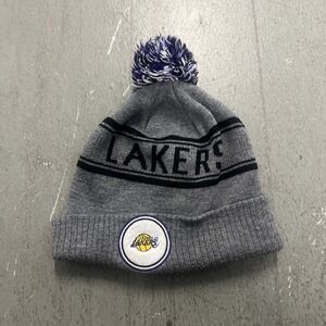 Los Angeles Lakers LA Knit Winter Hat Beanie Cap Sideline NBA
